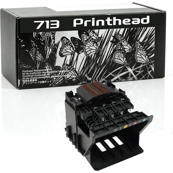 713 3ED58A Printhead Replacement Compatible for HP Printers to Work with DesignJet T210 T230 T250 T630 T650 Studio Plotter Printer,Superior Print Quality 1set