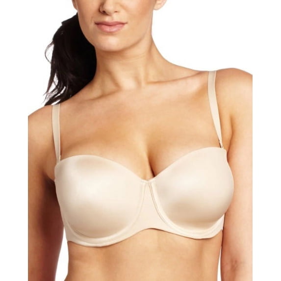 7130 Pure Genius Strapless Multi Way Bra Size 34D, Latte Lift Skintone