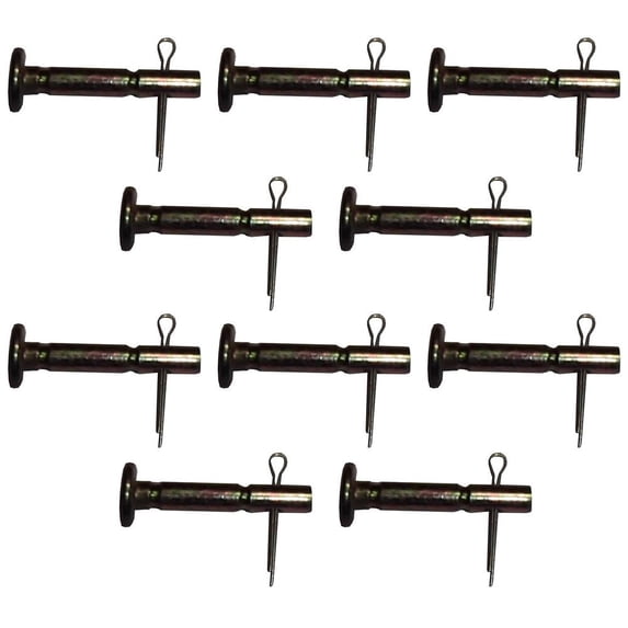 Qty 10: Shear Pin with Cotter Pin, 1-5/8" x 1/4" Fits MTD Replaces 714-04040