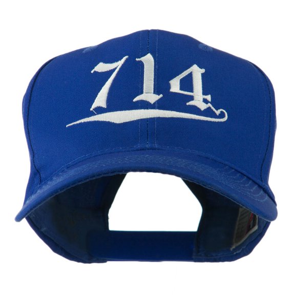 714 Orange County Area Code Embroidered Cap - Royal OSFM