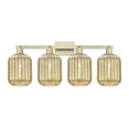 thumbnail image 1 of 716-4W-AB-G460-7ME Innovations Lighting Preston - 4 Light Jar Bath Vanity-13.5 Inch Tall and 36 Inch Wide-Antique Brass Finish-Mercury Glass Color, 1 of 2