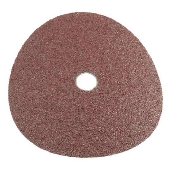 71653 24 Grit Resin Fibre Aluminum Oxide Steel Sanding Disc - 7 in.