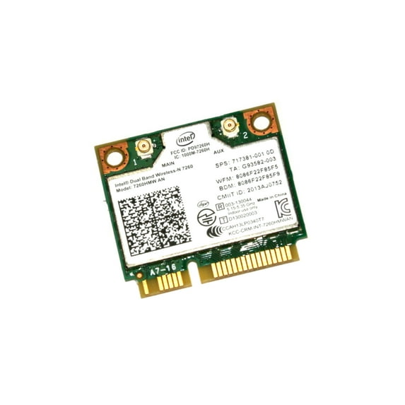 717381-001 HP Intel Dual Band Wireless N 7260 Wifi Bluetooth 4.0 Card