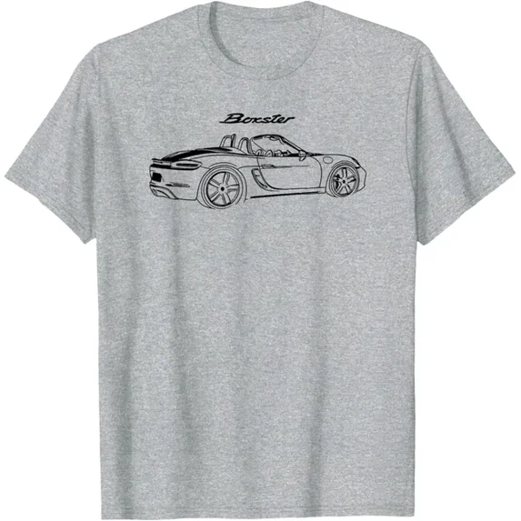 718 Boxster Sports Car T-Shirt Unisex S-5XL Hot Trending Shirt, Vintage Birthday Gift