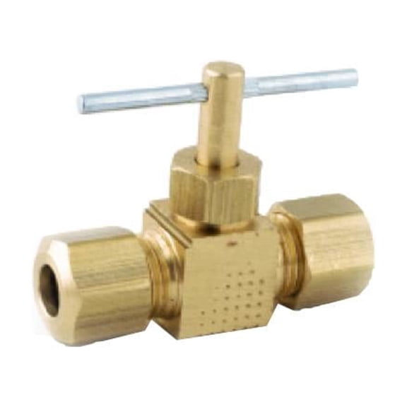 719106-04 Needle Valve, Compression, 1/4 x 1/4-In. - Quantity 5