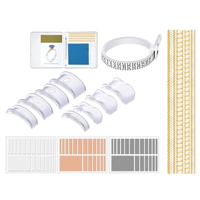 71Pcs Rings Size Adjuster for Loose Rings Invisible Rings Resizer Spacer Self-Adhesive Sheets Guards to Make Rings Smaller