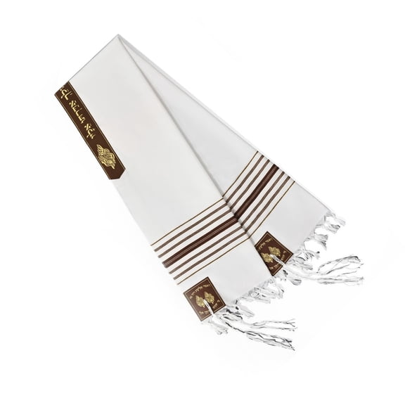 71inch Luxurious Tzitzit Tallit Prayers Shawl With Handcraft Fringes And Spiritual Emblems For Devotional Practice