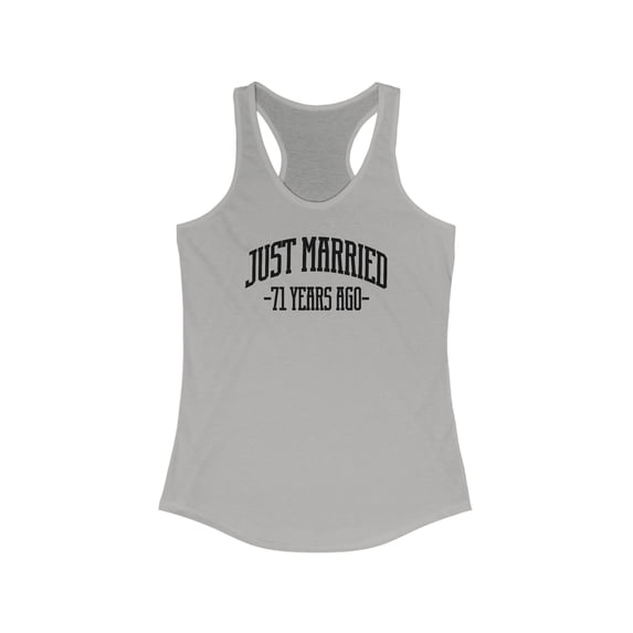 71st Anniversary 71 Year Wedding Married Tank Top Gifts Shirt Womens