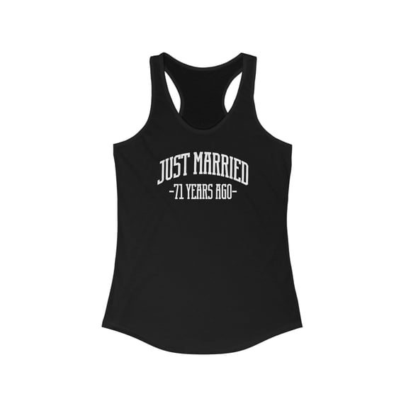 71st Anniversary 71 Year Wedding Married Tank Top Gifts Shirt Womens