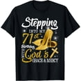 thumbnail image 1 of 71st Birthday Glitter High Heel God's Grace Gift for Women Short Sleeve Tee, 1 of 6