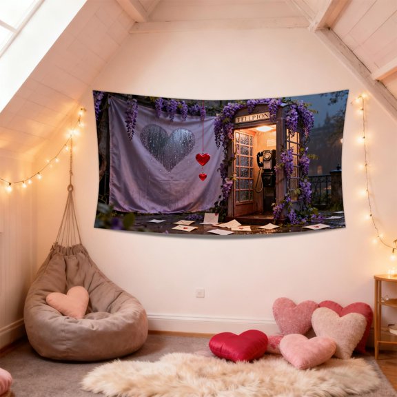 71x45 Inches Valentines Tapestries Room Decorations Wall Coverings Home Tapestries Valentines Tapestries Valentines Decorations Y