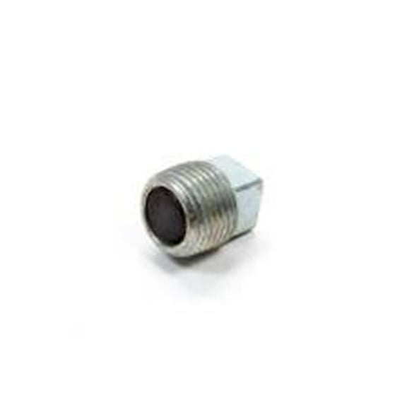 72 0.5 in. NPT Drain Plug Square Head Magnetic Steel - Zinc Oxide