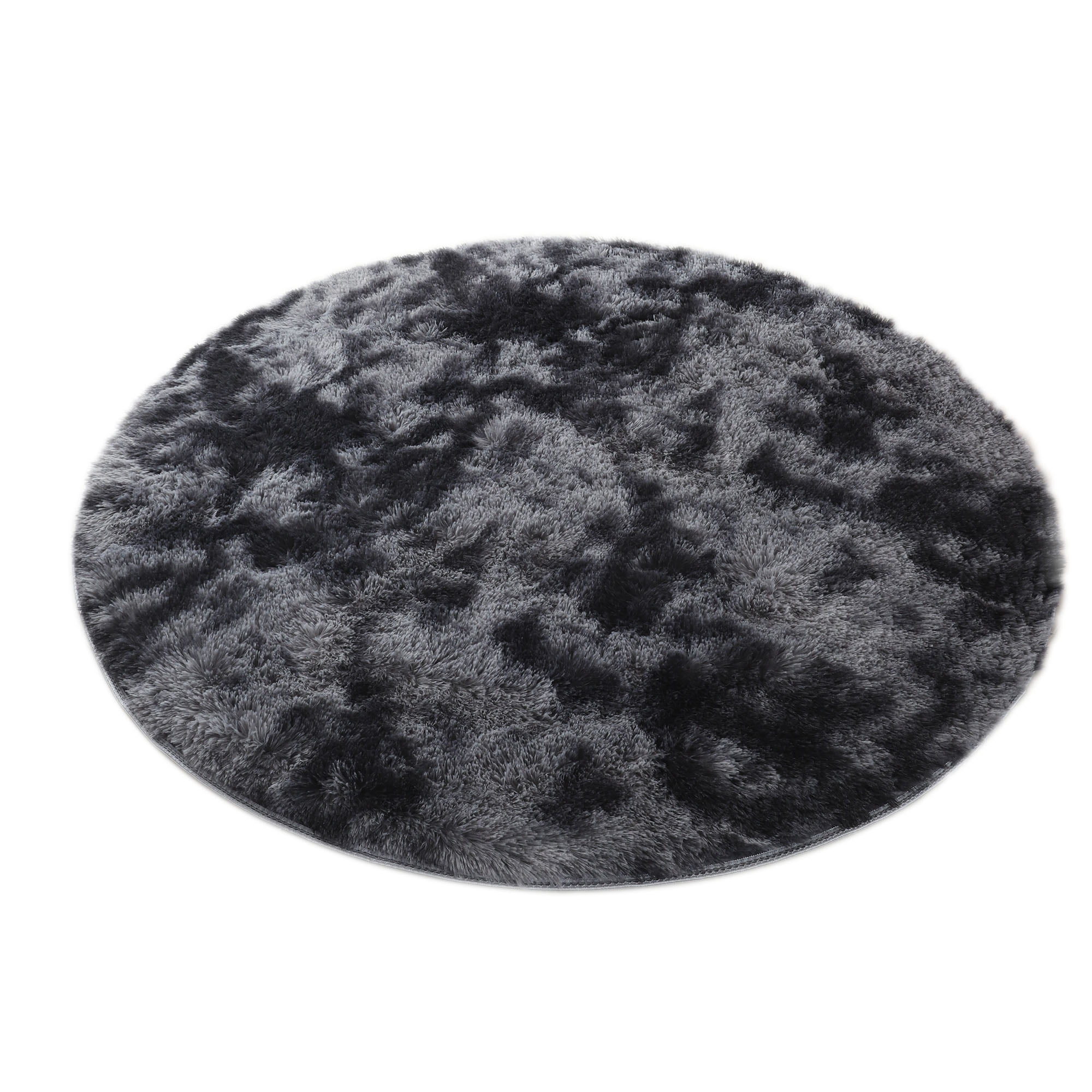 72.05x72.05 inches Soft Round Area Rug for Bedroom, Modern Fluffy ...