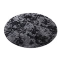 thumbnail image 1 of 72.05x72.05 inches Soft Round Area Rug for Bedroom, Modern Fluffy Circle Rug, Indoor Plush Circular Nursery Rugs Area Rugs for Living Room, Black, 1 of 7