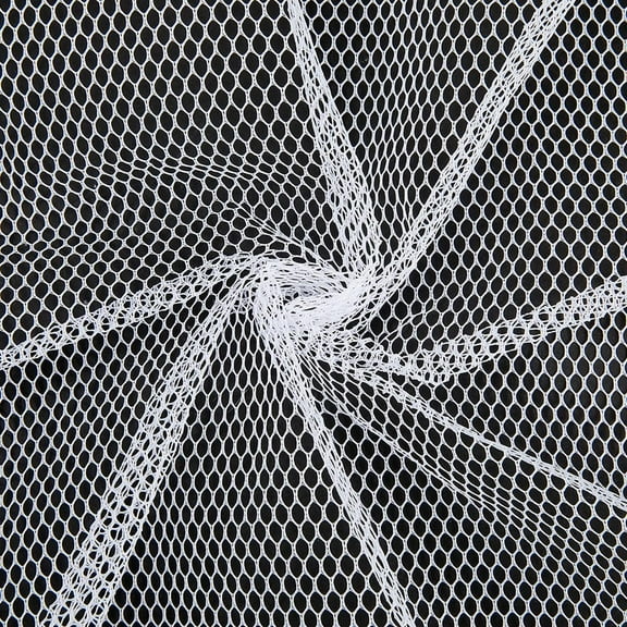 72.1x61 Inch White Mesh Fabric Hexagonal Holes Polyester Mesh Netting Cloth Breathable Fabric Material