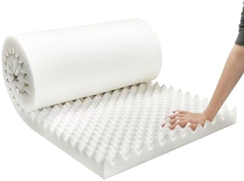 RaceCityFoam High Density Upholstery Foam Cushion Ultra Firm 3T x 24W x 80L 50ILD - CertiPUR-US Certified Foam Cushions - Upholstery Foams for Reupholstering, Seat Cushions - Made in USA