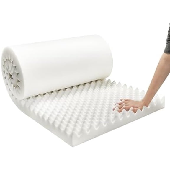 72 * 24 * 3 Inch Egg Crate Foam Padding Pressure-Relieving High-Density Upholstery Foam for Air Circulation Cuttable Cushion Pad for Sofa Chair Hospital$$Art & Craft