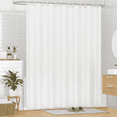 thumbnail image 1 of Shower Curtain, Waterproof Shower Curtain with Rust Proof Grommets and Premium Polyester Fabric, Heavy Duty & Wrinkle Resistant Shower Curtains for Bathroom, Bath Tubs, Machine Washable, 72"x 78'', 1 of 7