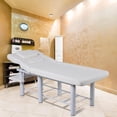 thumbnail image 1 of 72.8"x27.5" Professional Massage Bed Capacity 440lbs, Height Adjustable Massage Table, Spa Table with Non-Woven Bag for Spa Footmassage Facial CareSpa Tattoo(w/Tray, White), 1 of 7