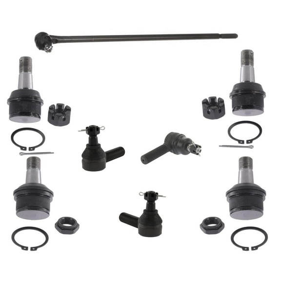72-83 CJ5 CJ6 3 Outer Tie Rod Rods Ends Short Tie Rods + 4 Ball Joints Drag Link