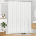 thumbnail image 1 of Shower Curtain, Waterproof Shower Curtain with Rust Proof Grommets and Premium Polyester Fabric, Heavy Duty & Wrinkle Resistant Shower Curtains for Bathroom, Bath Tubs, Machine Washable, 72"x 84", 1 of 7