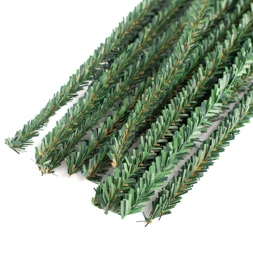 72 Artificial Canadian Pine Pipe Cleaners: Bring the Great White North to Your Home