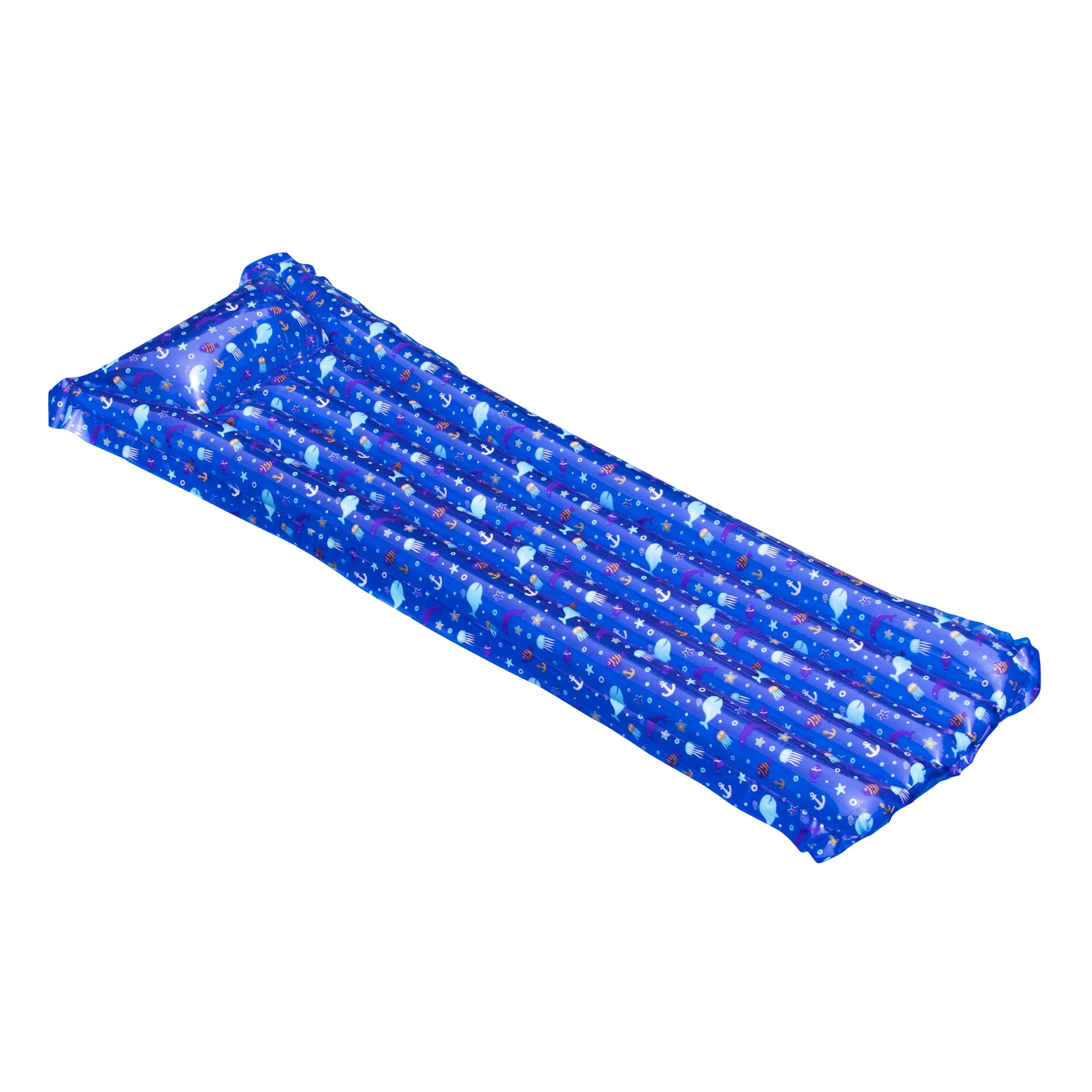 Swimline Aquatic Marine Animals Inflatable Pool Raft - 72'' - Blue ...