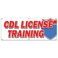 thumbnail image 1 of 72" CDL LICENSE TRAINING BANNER SIGN trucker truck driver trucking school, 1 of 4