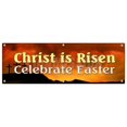 thumbnail image 1 of 72" CHRIST IS RISEN CELEBRATE EASTER BANNER SIGN easter bible celebrate, 1 of 4