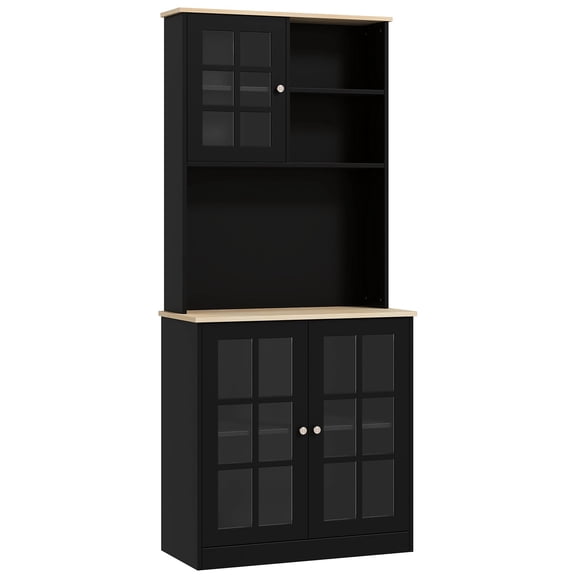 72" Coffee Nook Cabinet with Spacious Countertop / Create a Personalized Oasis in Your Kitchen
