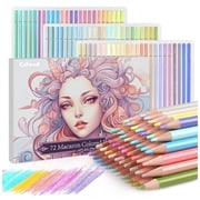 72 Colored Pencil Set, Professional Pastel Coloring Pencils, Art Drawing Pencils for Adults Coloring Books Kids Beginners Blending Shading Sketching