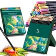 thumbnail image 1 of 72 Colored Pencils,Professional Drawing Supplies for Adults, Artists, Coloring Oil Pencil for Art, Sketching, Drawing, 1 of 7