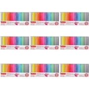 Craft Smart 72 Count 648 Total Assorted Wax-Based Modeling Clay Set - Non-Toxic, Reusable Clay for Modeling, Projects, Displays - Bulk 9 Pack