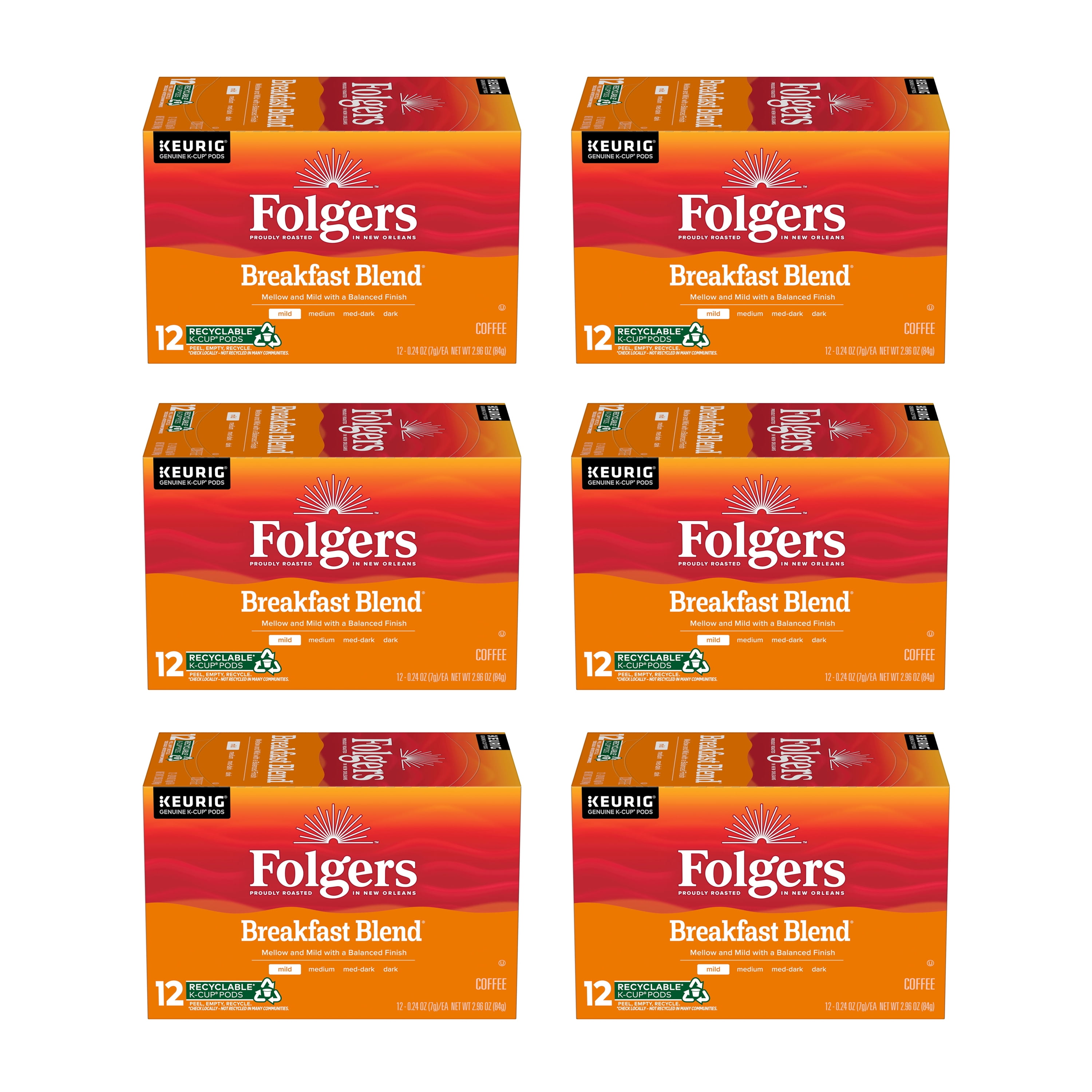 Free Shipping! (72 Count) Folgers Buttery Caramel