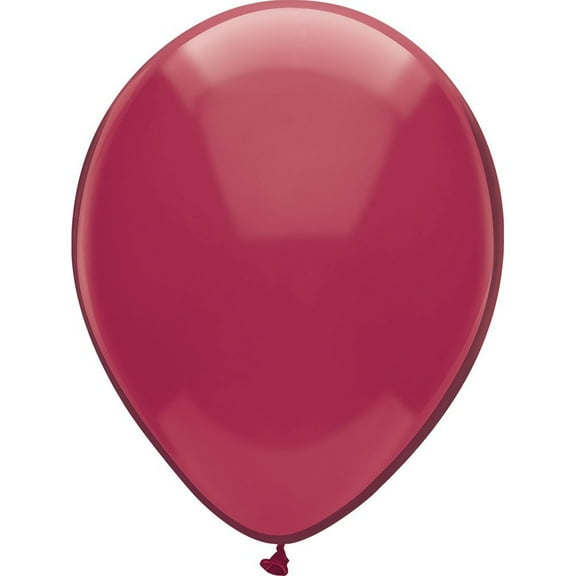 72 Deep Burgundy Latex Balloons 12"