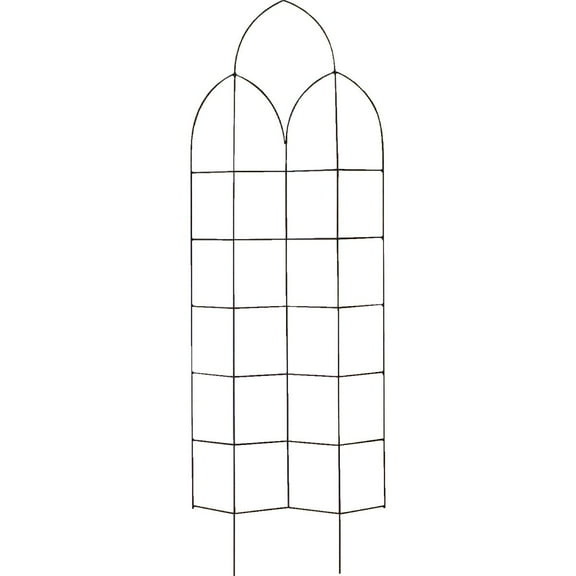72" Dimensional Spires Trellis, Black