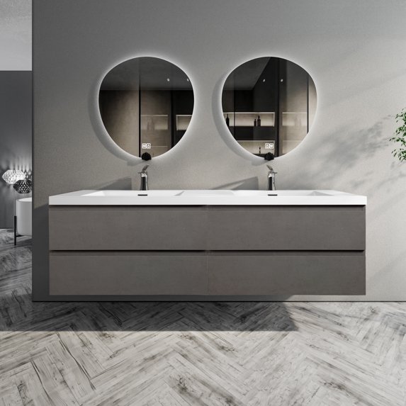 72" Double Sinks Bathroom Vanity