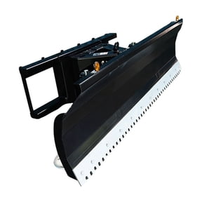 72" Extreme-Duty Pusher Snow Plow, Snow Blade, Dozer Blade Combo Attachment