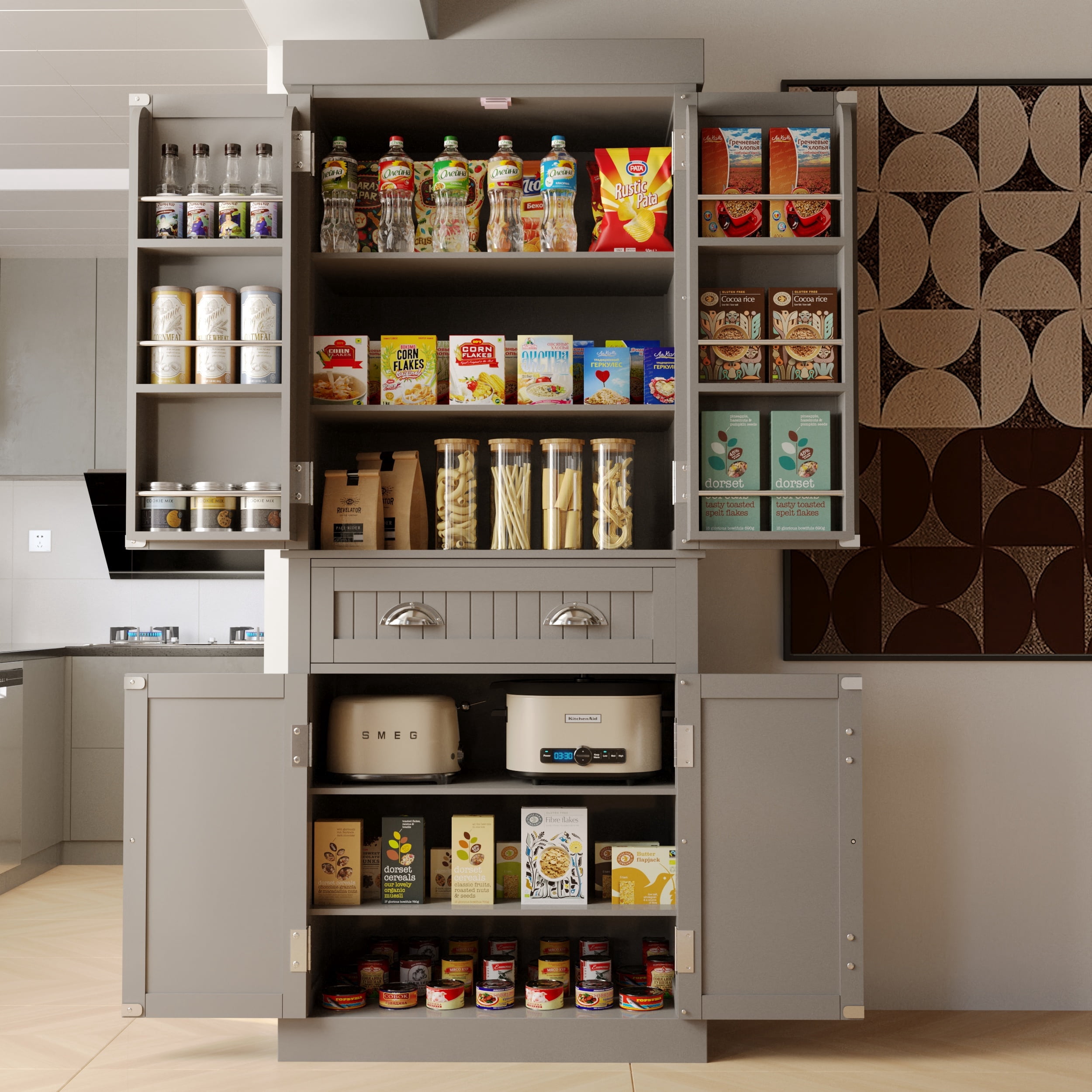 Free Standing Kitchen Pantry Storage – XICHUC