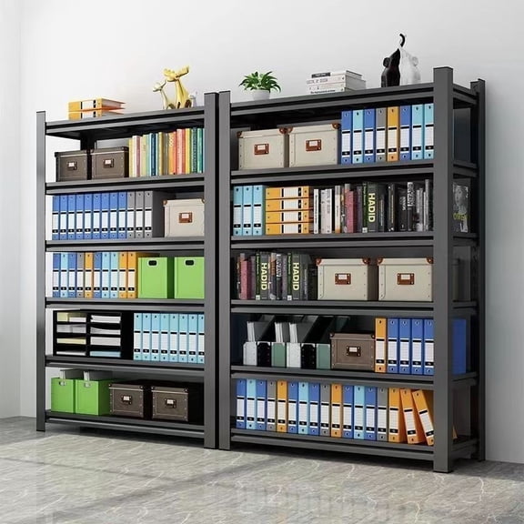 72"H*36"W Metal Garage Shelving Units5 Tier Heavy Duty Shelving Unit2750 LbsAdjustable Storage Shelf RackDual-Column Utility Steel Storage Shelves for Kitchen Pantry Basement Bathroom Office