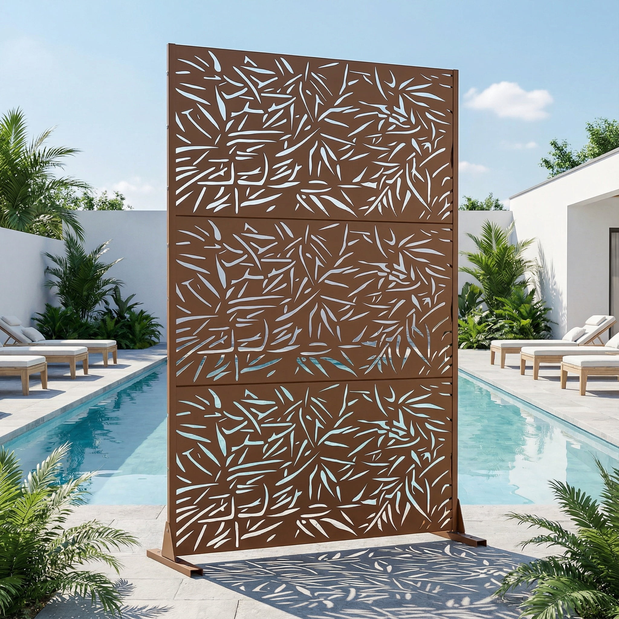 Metal Privacy Screen Fence Panel