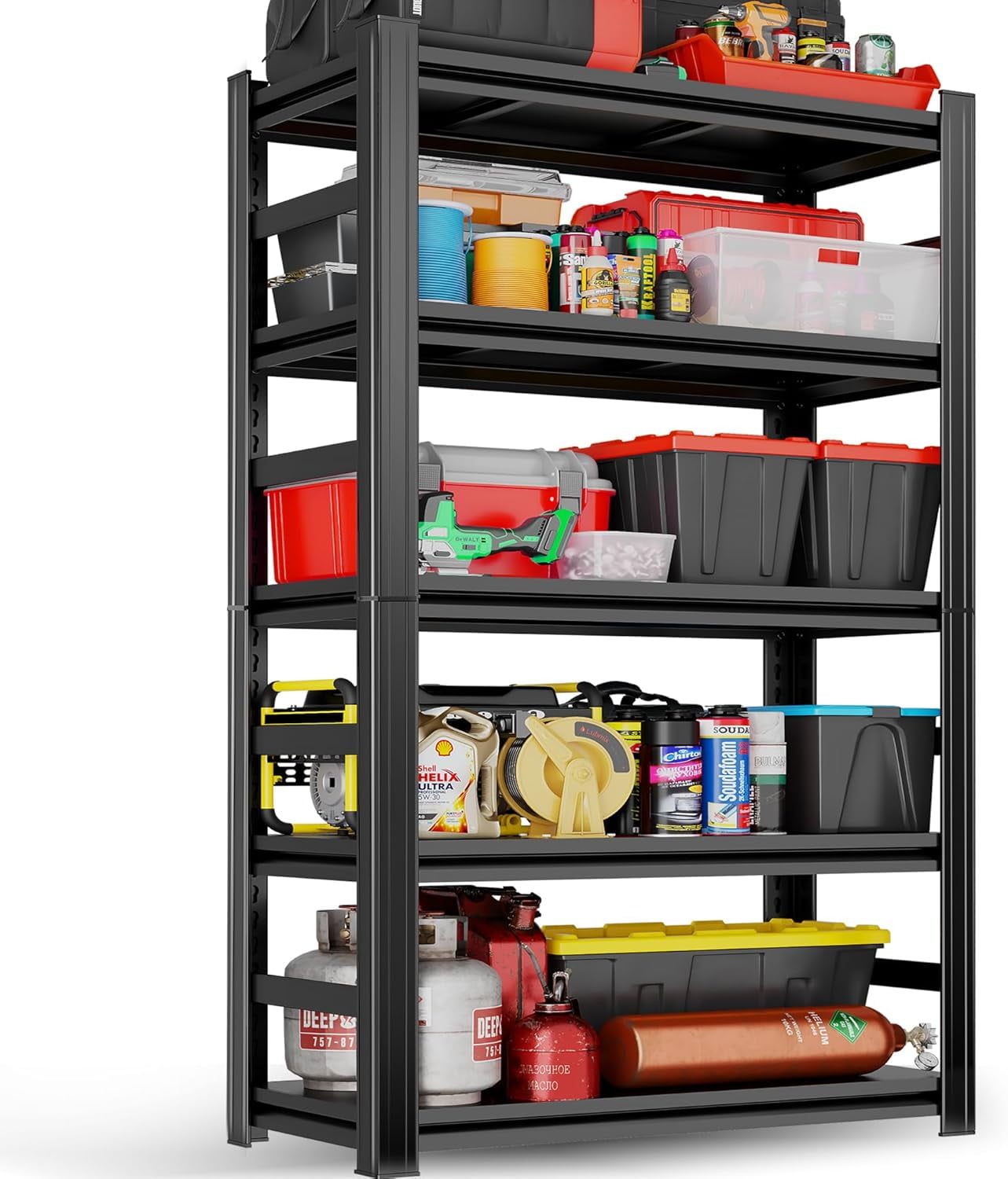 Photo inspiration: Picture Idea: 72 H Garage Shelving Unit Heavy Duty Storage Shelves Adjustable