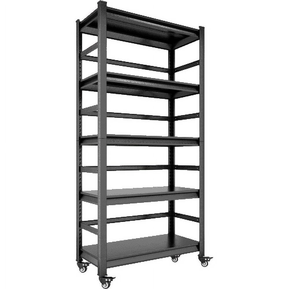 72"H Heavy Duty Storage Shelves Adjustable 5Tier Metal Shelving Unit