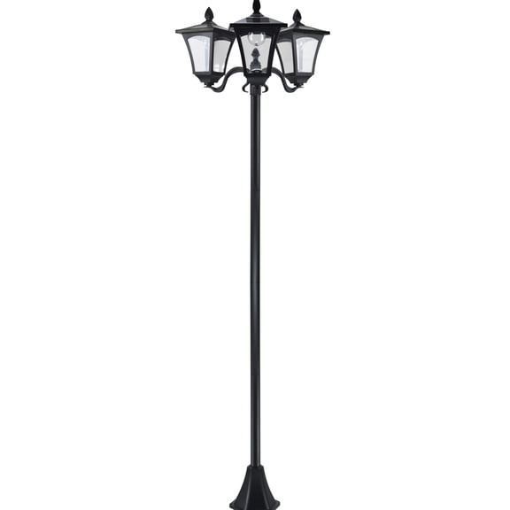 72" IP44 Splash-Resistant - Automatic Self-Lighting - Outdoor Spaces - Weather-Resistant Lamp Post