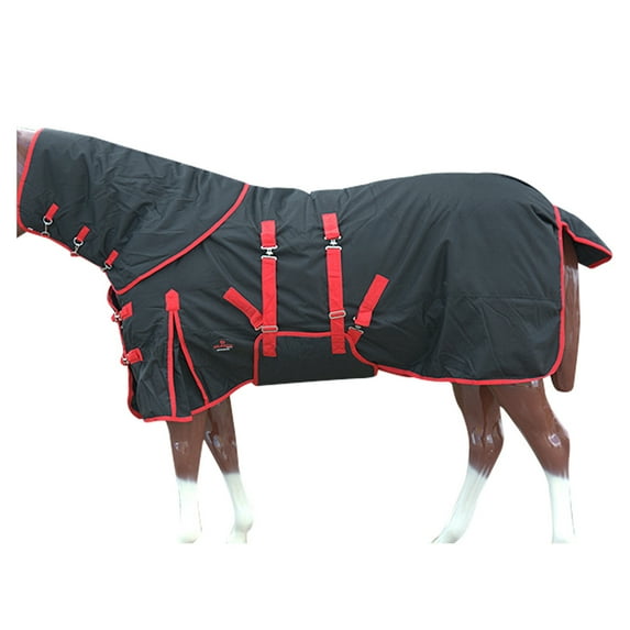 72 In Hilason 1200D Turnout Winter Horse Neck Cover Belly Wrap Blanket