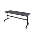 thumbnail image 1 of 72 In. Kobe Flip Top Mobile Rectangular Training Table - Grey, 1 of 1