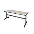 thumbnail image 1 of 72 In. Kobe Flip Top Mobile Rectangular Training Table - Maple, 1 of 1