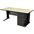 thumbnail image 1 of 72 In. Single Ped Desk - Maple, 1 of 1