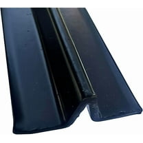 72 Inch Aluminum Sliding Screen Door Track, Black (Pack of 1 (72"))