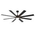 thumbnail image 1 of 72-Inch Ceiling Fan with Dimmable LED Light, 8 Wood Blades, Remote Control, 6 Speeds, 1 of 4
